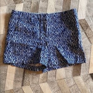 Kenar size 0 blue and white dress shorts